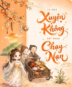 Bìa Cả Nhà Xuyên Không, Dắt Nhau Chạy Nạn